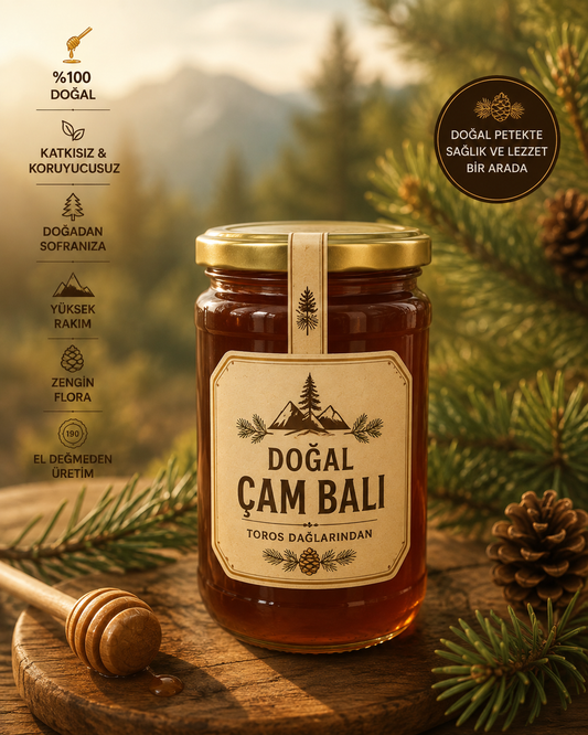 Çam Balı - Toros Dağları'ndan (860 gr)