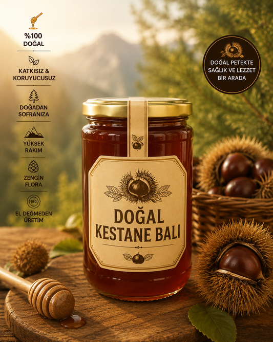 Doğal Kestane Balı (900 gr)